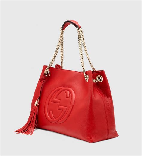 gucci red joy bag|gucci leather shoulder bag.